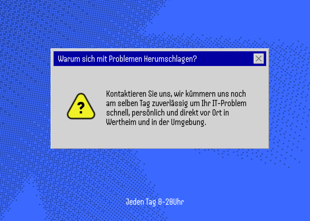 Warum sich mit Problemen herumschlagen?