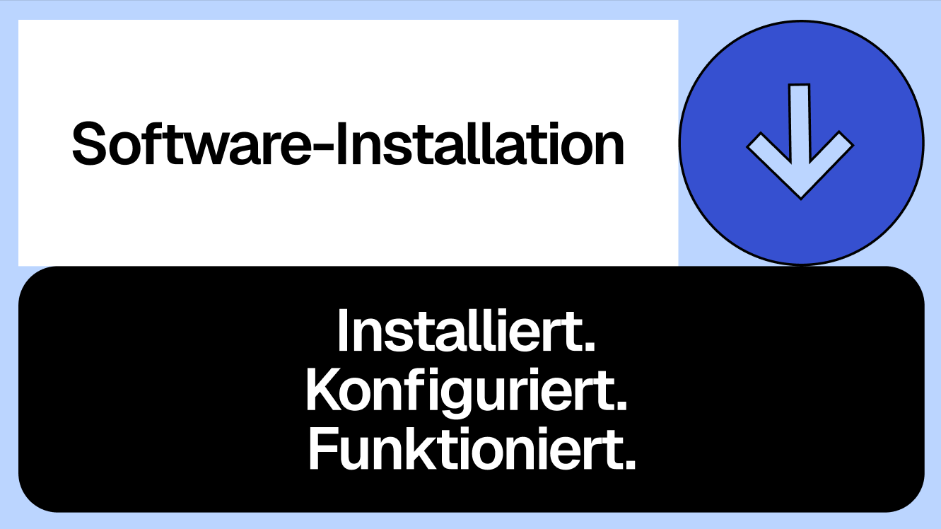 Terminplan Software-Installationservice